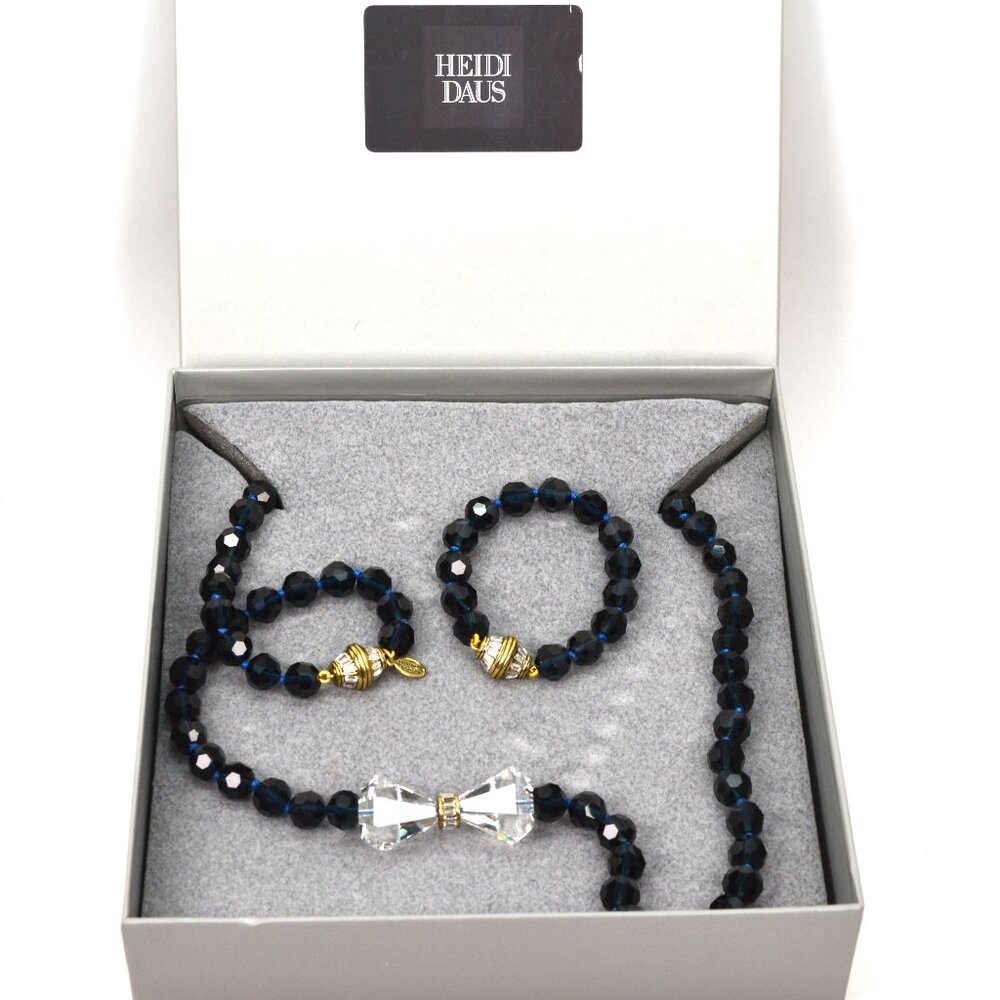 Heidi Daus Disney Full of Possibilities Montana Blue Convertible Necklace NEW